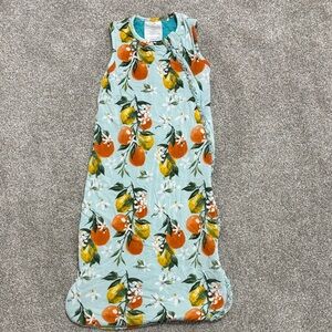 Posh Peanut Citrus Floral Sleep Sack-0-6 months, 1 tog. GUC